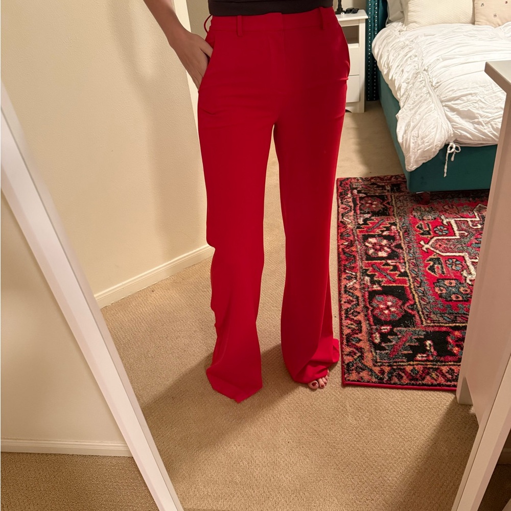 Alice + Olivia Red Pants